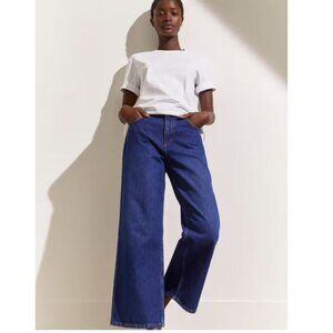 COS Women's High Rise Blue Jeans